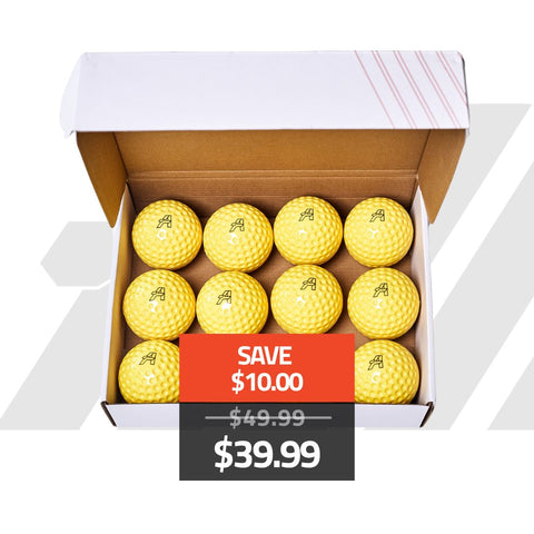 Aero Flight Dimpled Pitching Machine Balls
