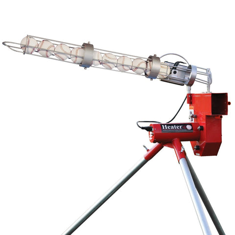 Heater Sports Real Baseball Machine with Auto Ball Feeder