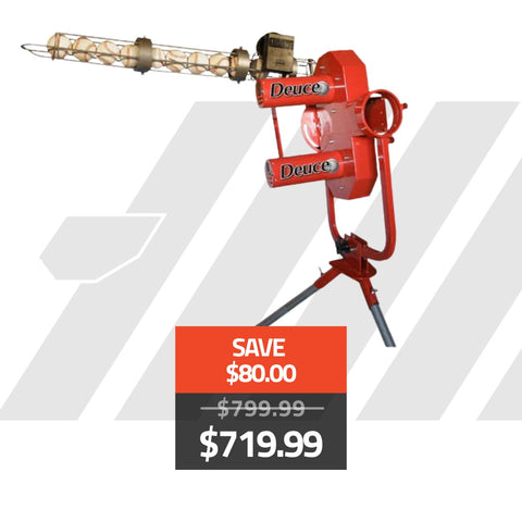 Heater Sports Deuce 75 MPH 2 Wheel Curveball Pitching Machine