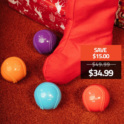Weighted Plyo Baseballs for Pitcher Training