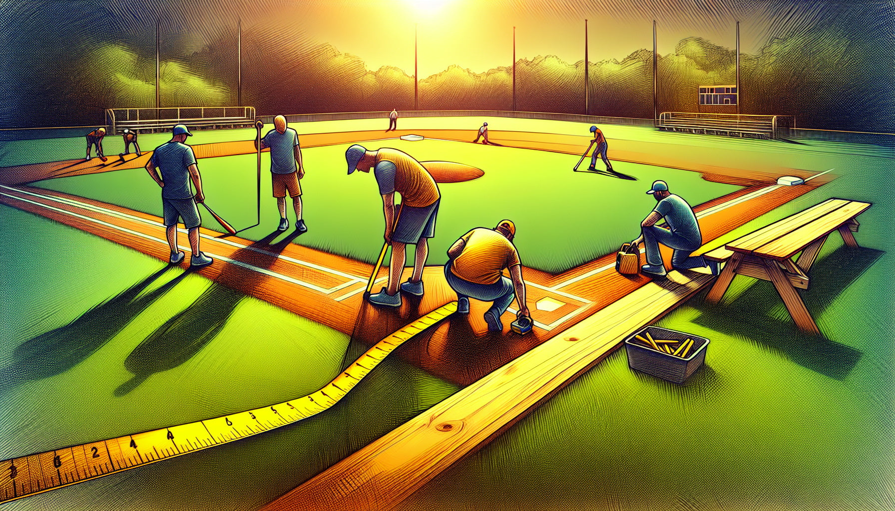 Building a little league pitching mound