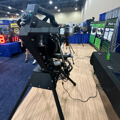 Gyrating Pitching Machines